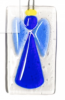 Ashes into Bath glass angel Aqua angel has ashes within but others are for colour reference