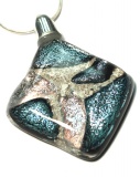 Ashes into silver glass jewellery