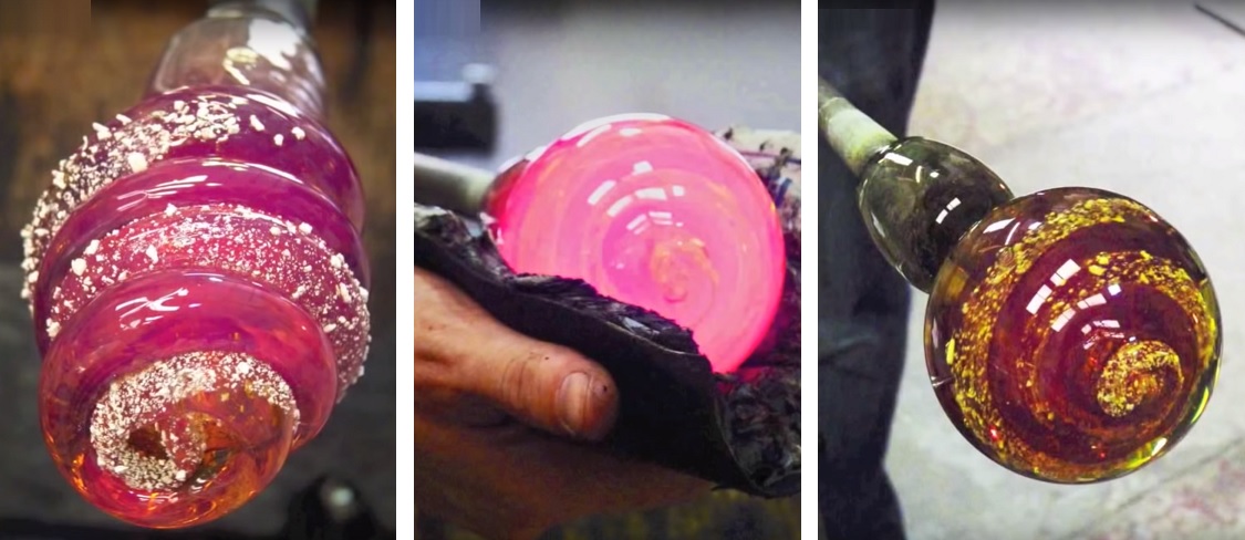 Creating a beautiful ashes into Bath Aqua Glass keepsake