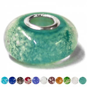 Pet's Ashes glass jewellery charm bead