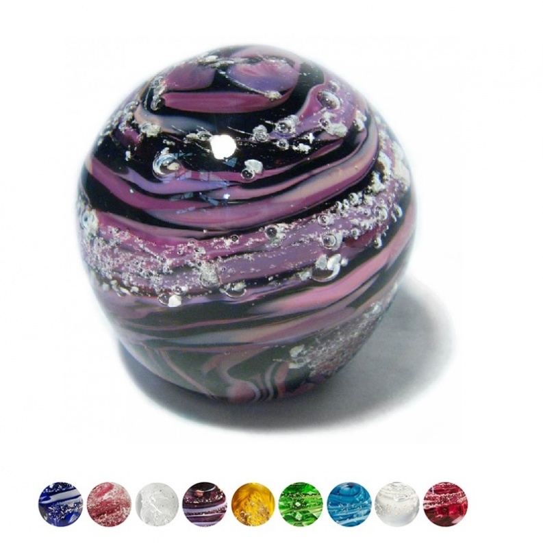 Cremation Ashes Glass Paperweights