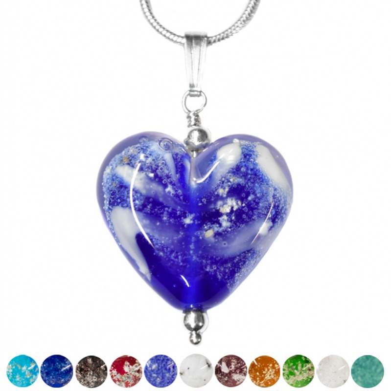Ashes in Jewellery Heart Pendant